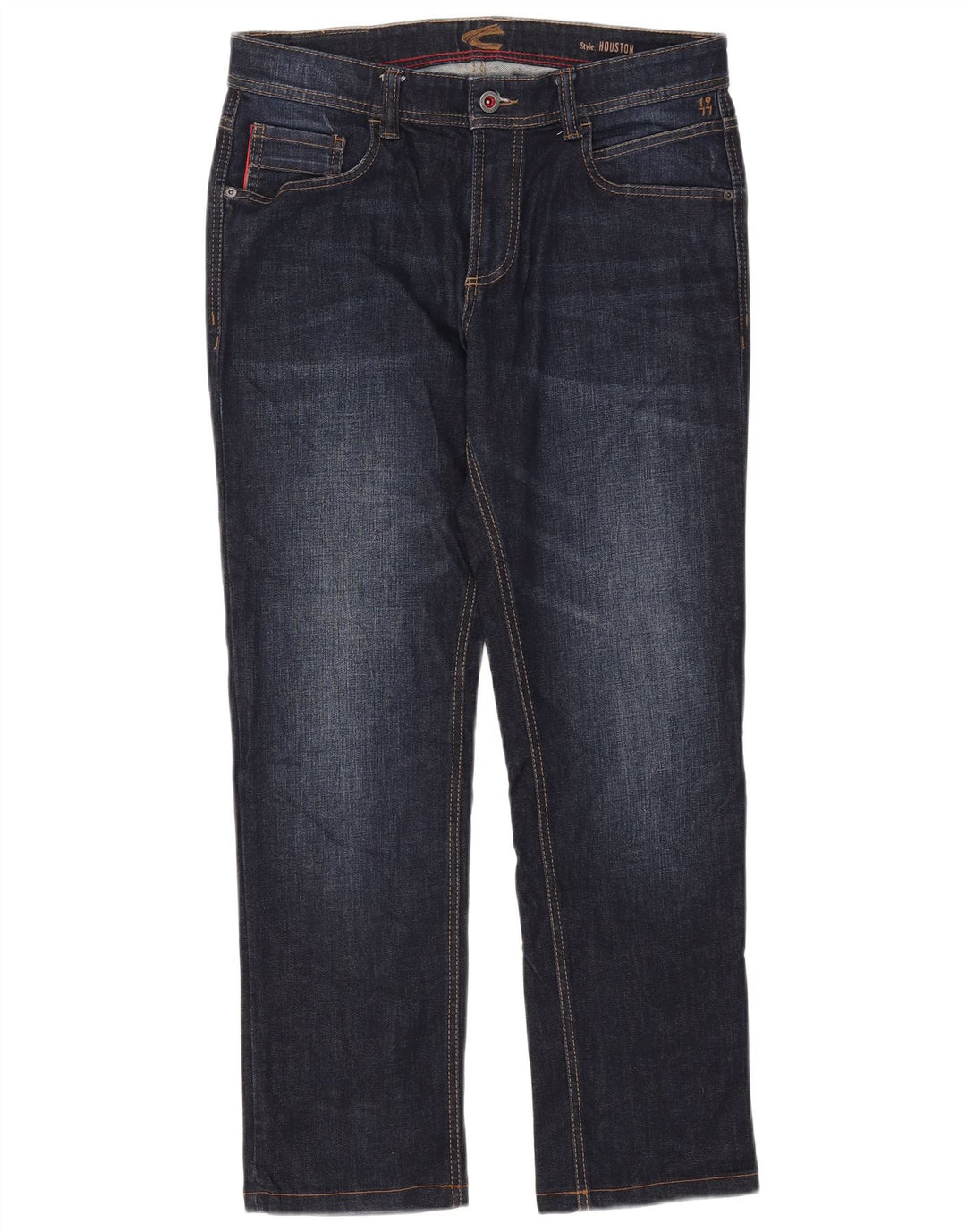 Camel Active Damskie Houston Straight Jeans W32 L28 Granatowe