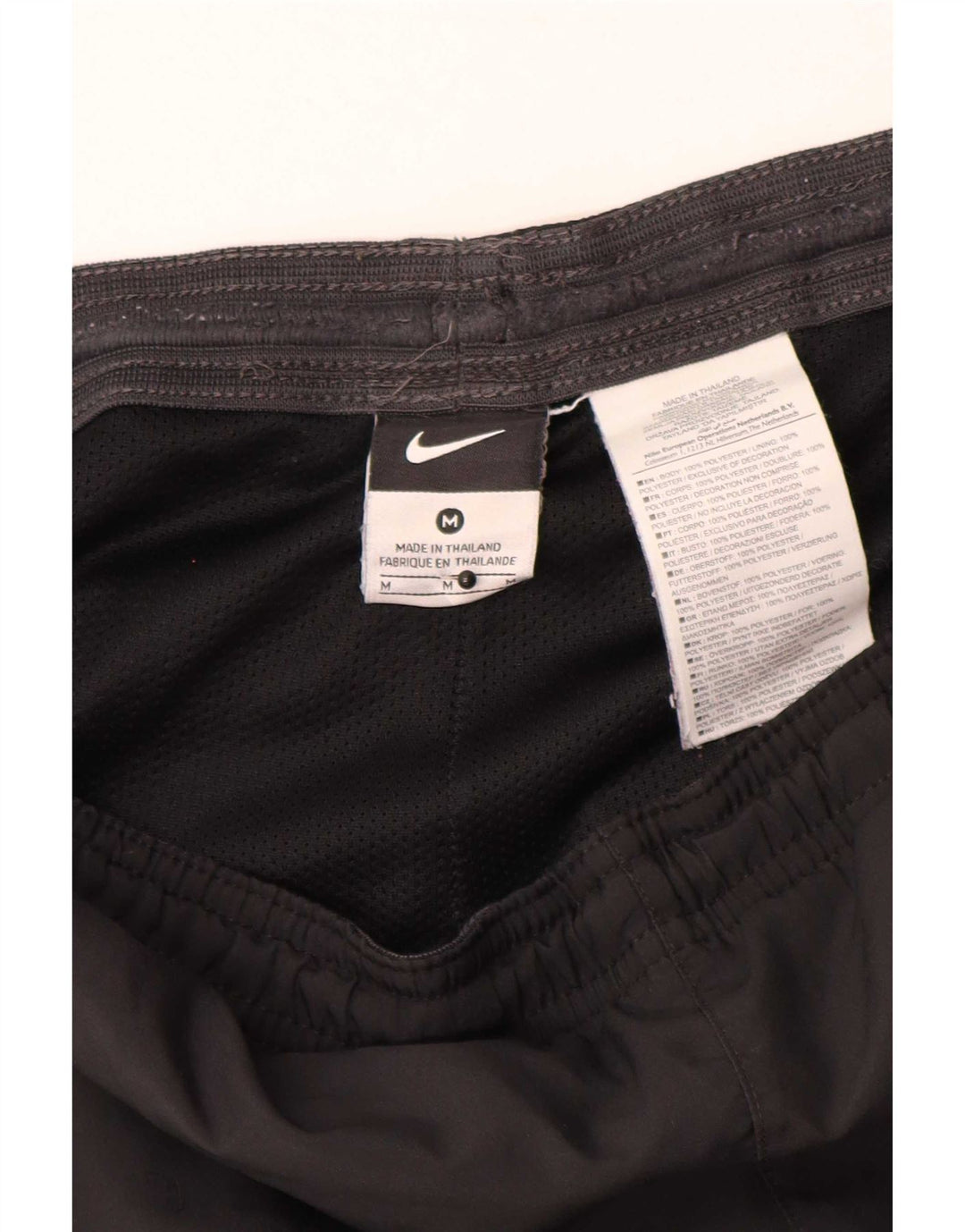 Męskie spodnie dresowe Nike Joggers, średni czarny poliester