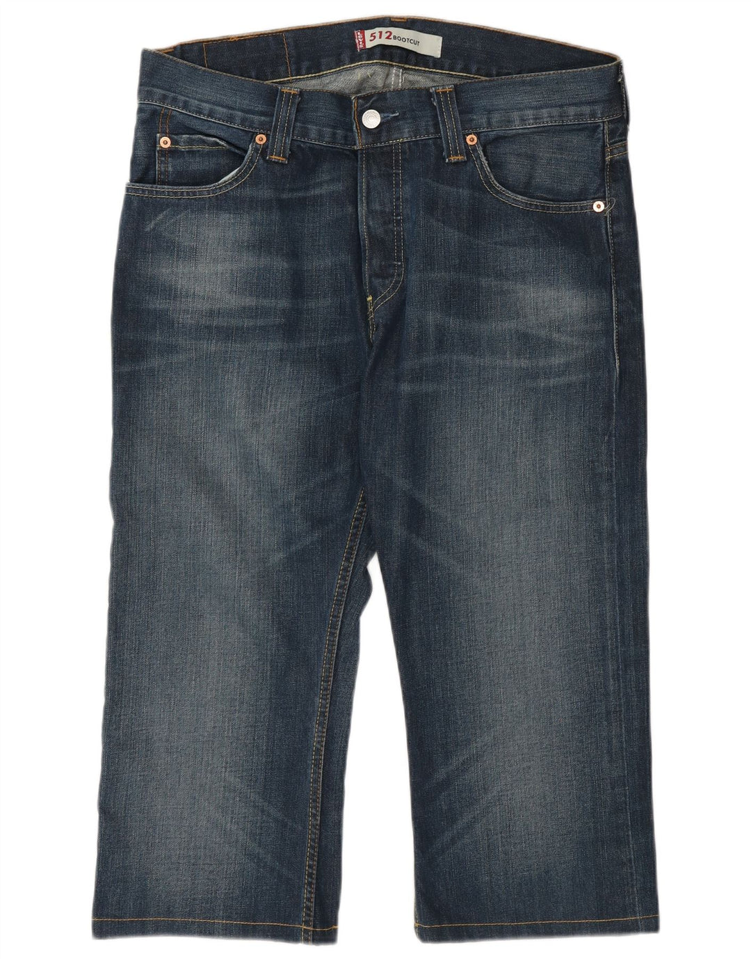 Męskie dżinsy Levi's 512 Capri W33 L22 Niebieska bawełna