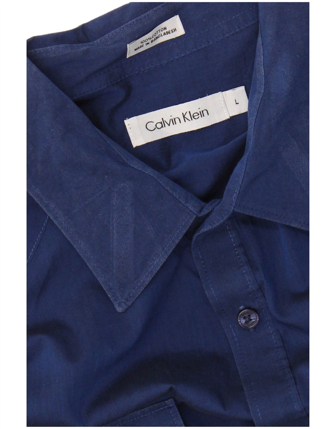 Koszula męska CALVIN KLEIN, duża, niebieska, bawełniana