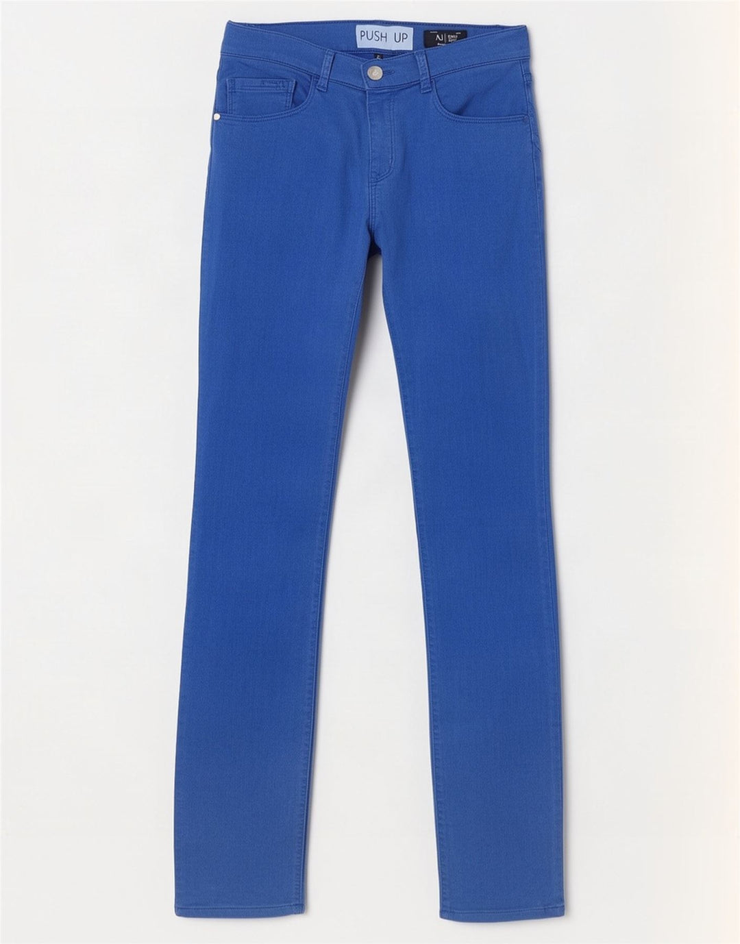 Armani Jeans Damskie jeansy Push Up Slim W24 L28 Niebieski modal