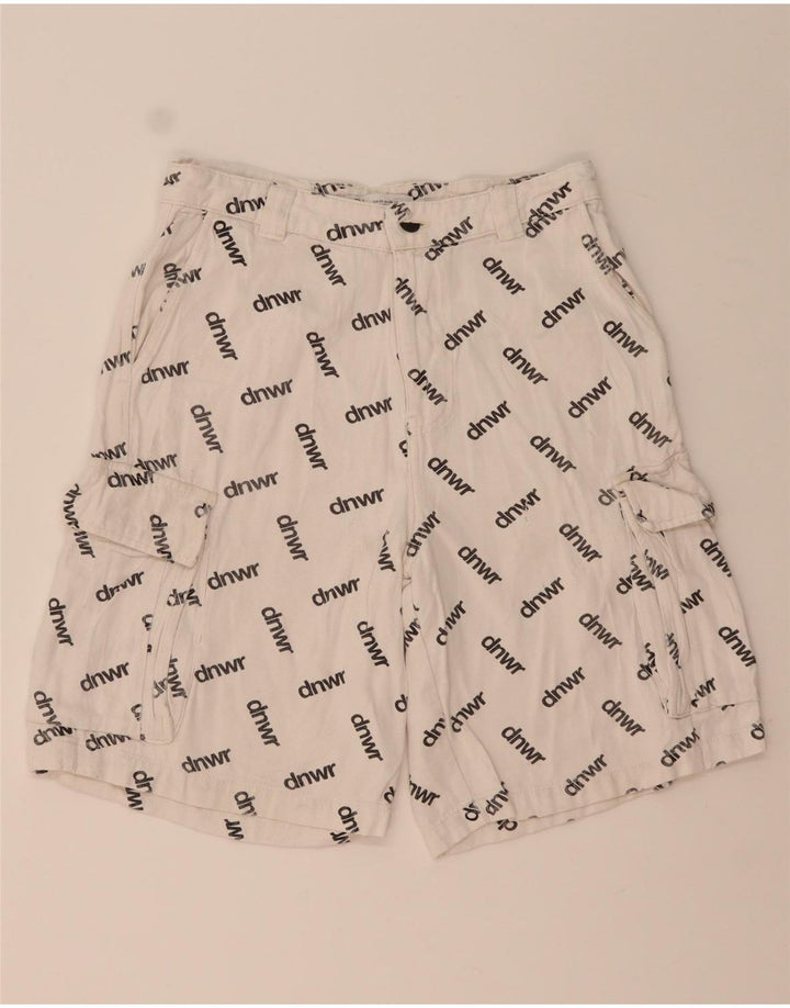 Męskie spodenki cargo Zara Graphic EU 38 Small W30 białe
