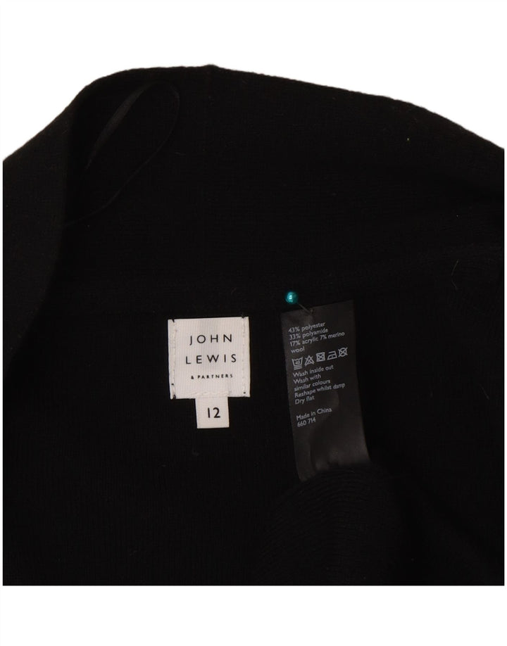 Sweter damski John Lewis Longline Open Cardigan UK 12 Medium Black