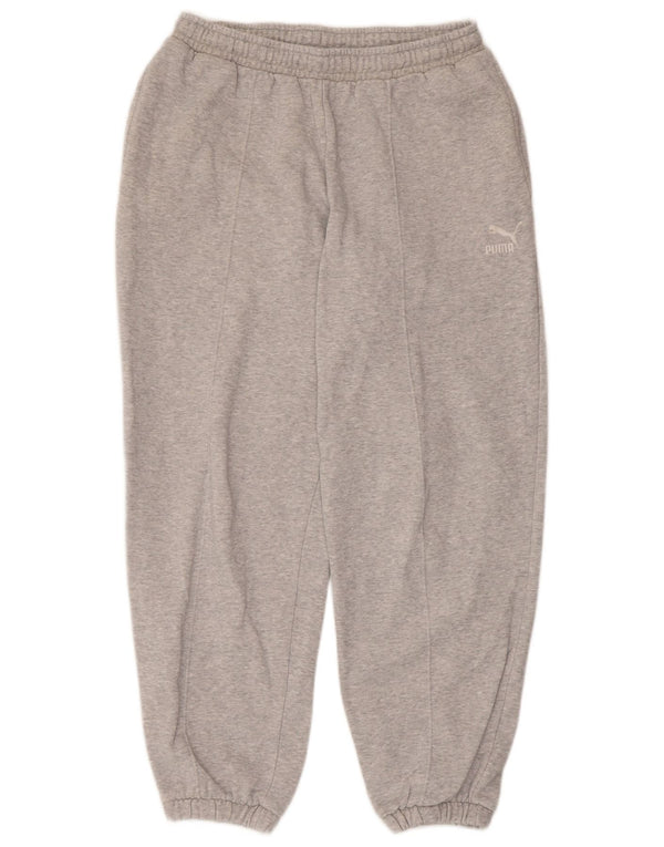 Damskie spodnie dresowe Puma Joggers UK 10 Small, szara bawełna