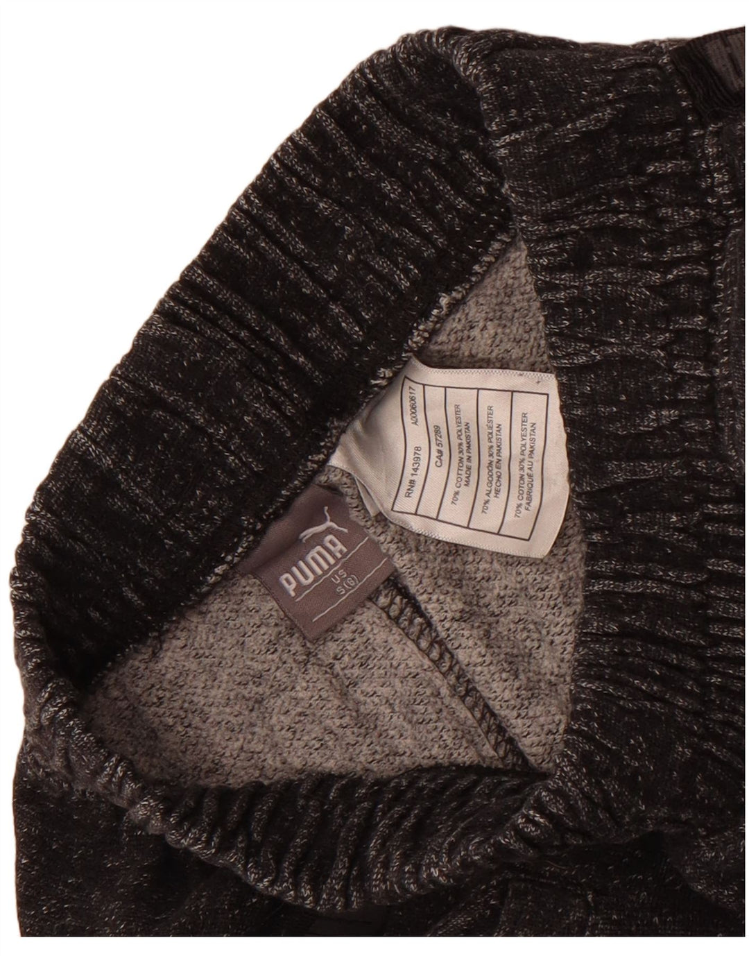 Chłopięce spodnie dresowe Puma z grafiką 7-8 lat, małe, czarne, bawełniane