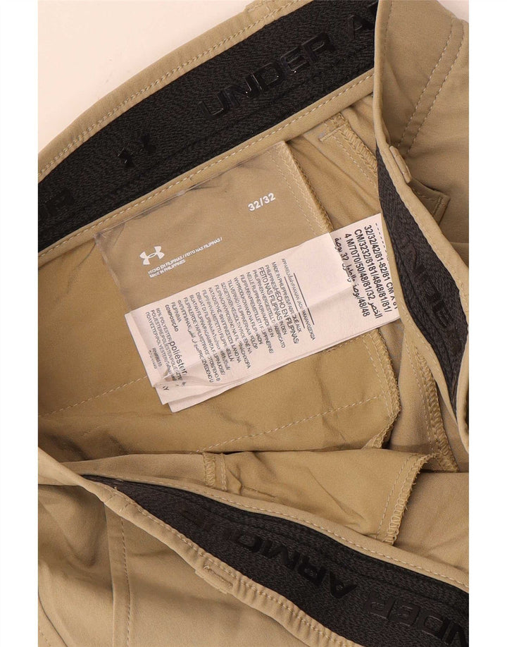Męskie spodnie Chino Under Armour W32 L32 Beżowy poliester