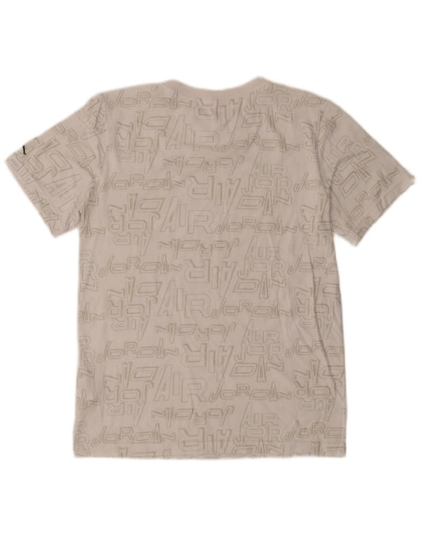 Chłopięcy T-shirt z grafiką Jordan, 13-14 lat, XL, biała bawełna