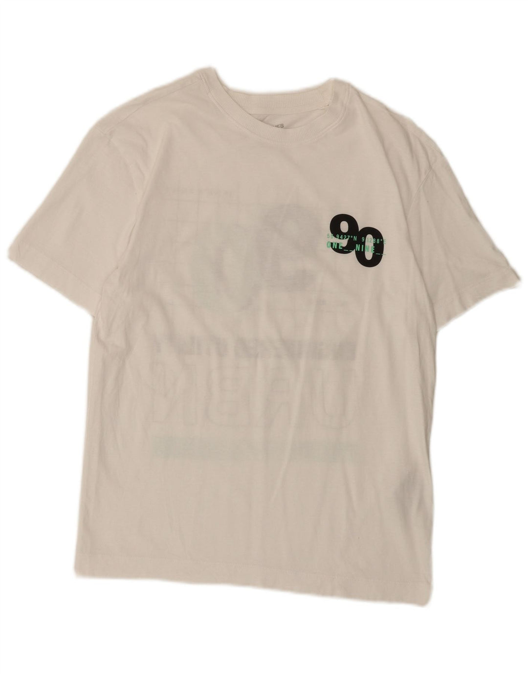 Męski T-shirt z grafiką Jack & Jones, mały, biały, bawełniany