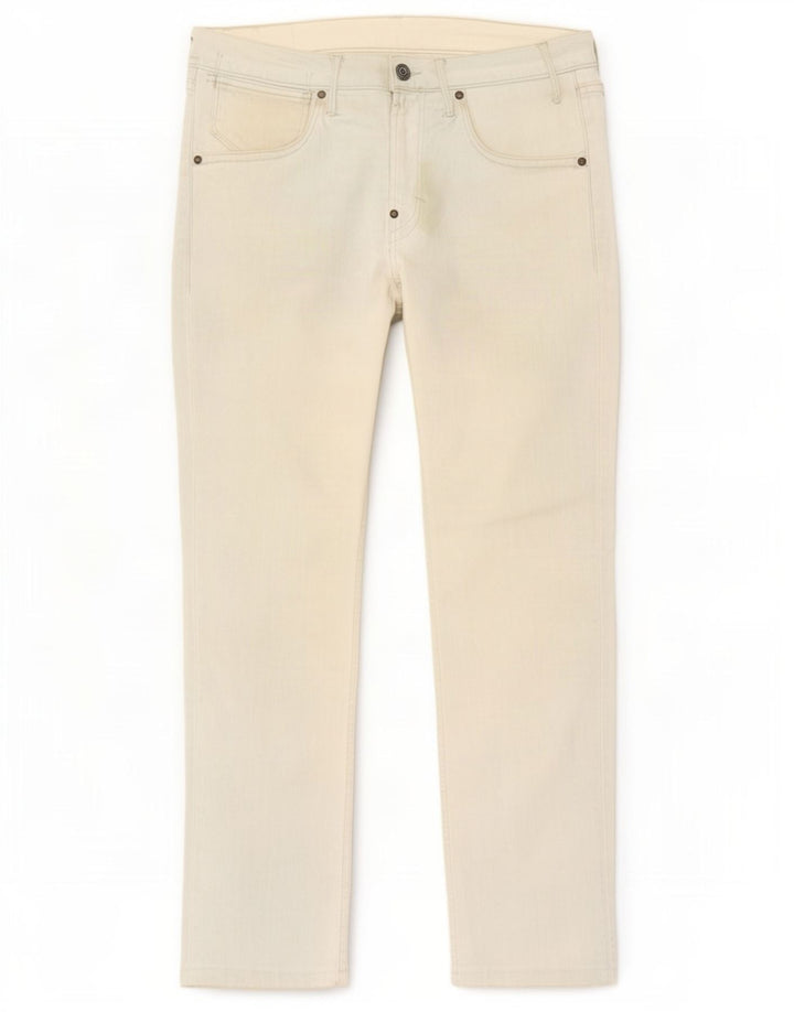 Damskie proste dżinsy Levi's W30 L27 Białe