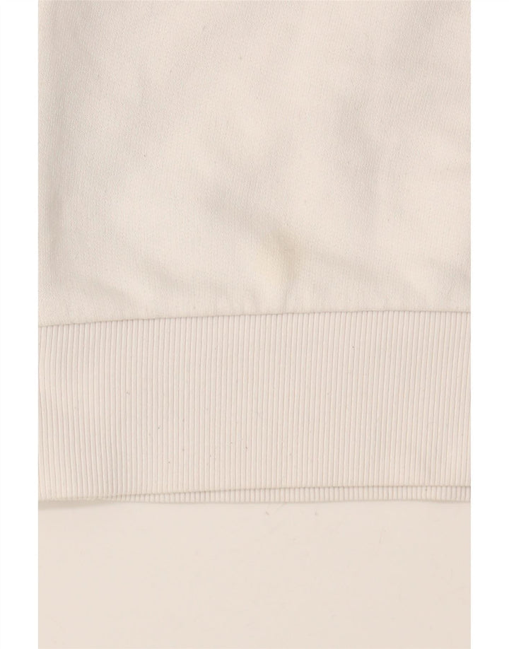 Chłopięcy sweter z kapturem FILA z grafiką, 15-16 lat, biała bawełna