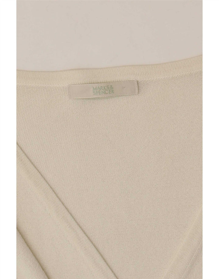 Sweter damski Marks & Spencer UK 10, mały, w kolorze złamanej bieli