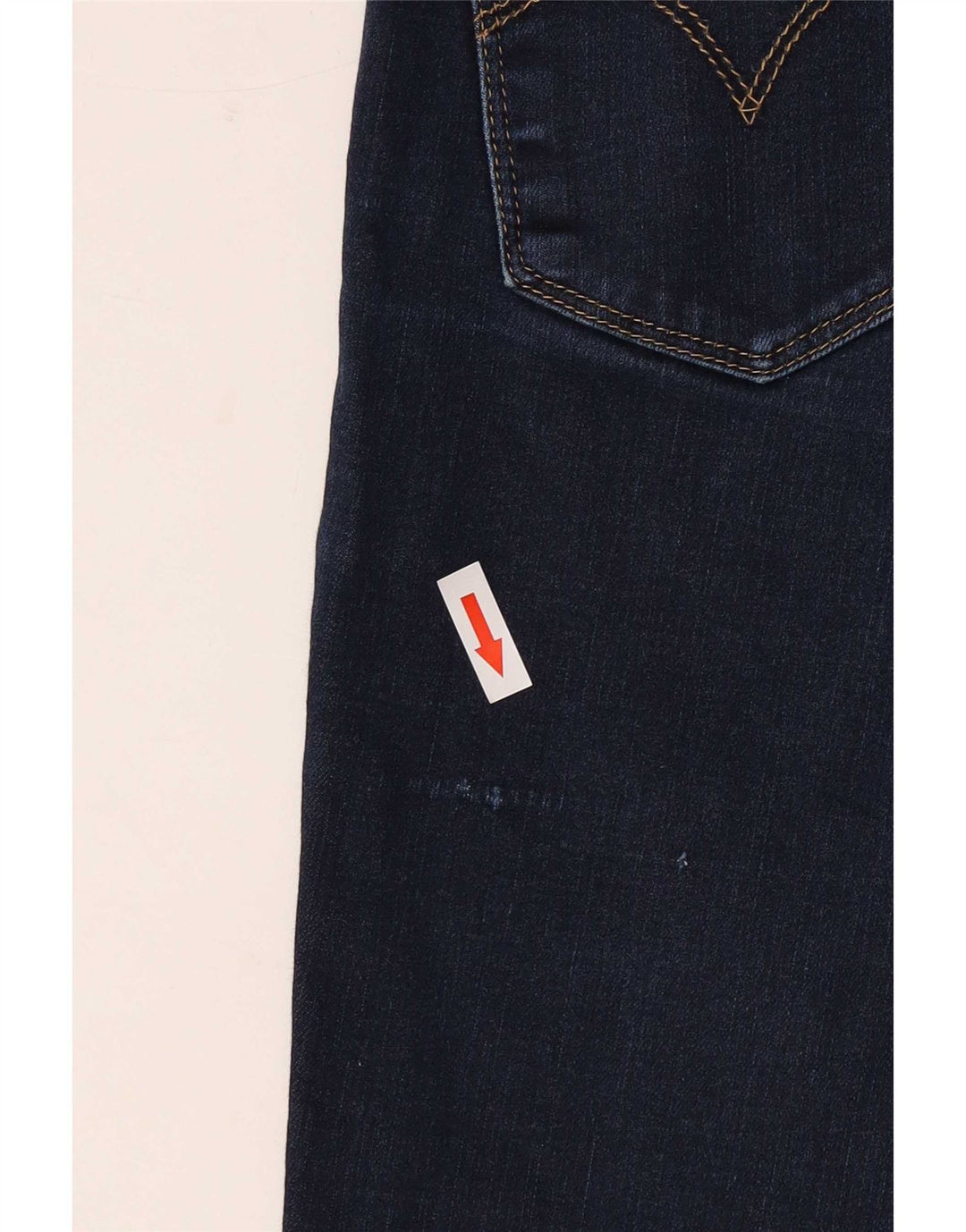 Damskie dżinsy Levi's 715 Bootcut W24 L26 Granatowa bawełna