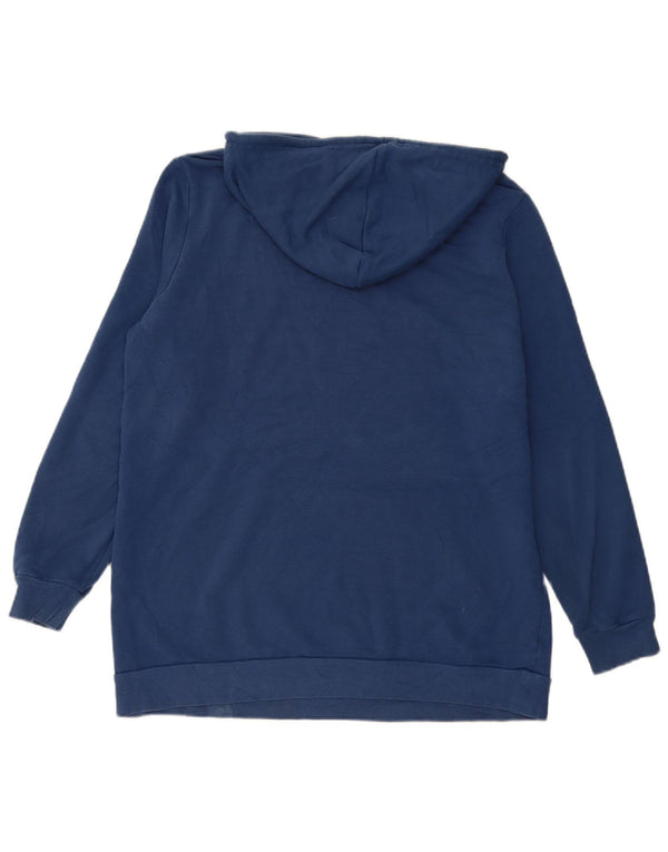 Damski sweter z kapturem Marks & Spencer UK 14, duży, granatowy, bawełniany
