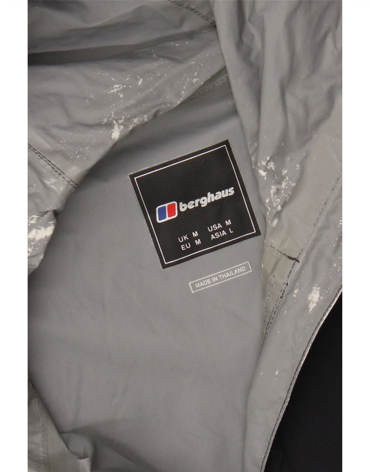 Męska kurtka wiatrówka z kapturem Berghaus UK 38 Średni czarny poliamid