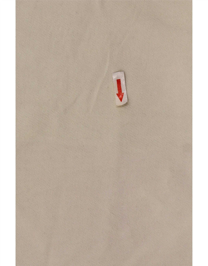 Męski sweter z kapturem Levi's z grafiką, średniej wielkości, biały, bawełniany