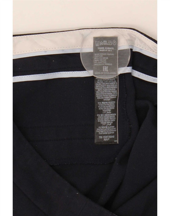 Damskie spodnie garniturowe Marks & Spencer UK 12 Medium W32 L31 Granatowe