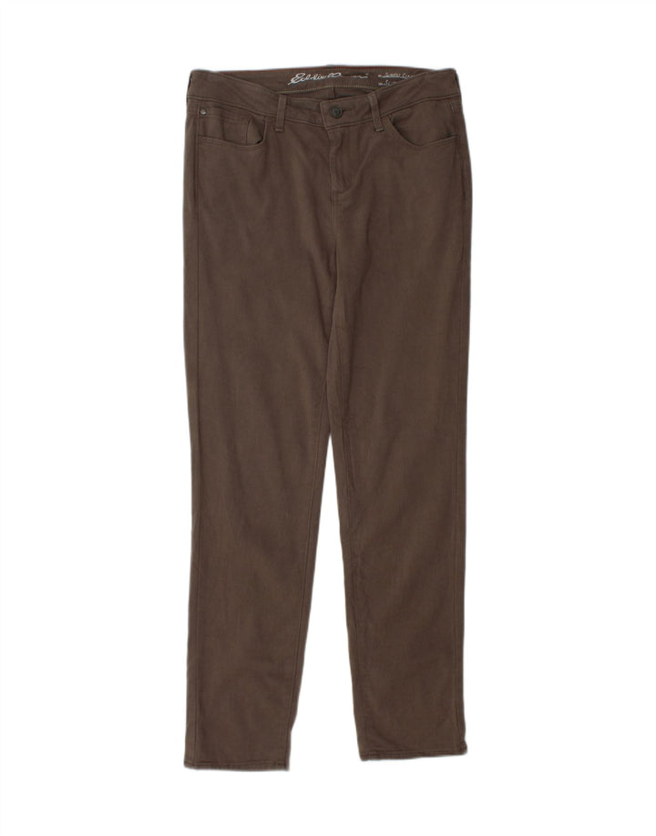 EDDIE BAUER Womens Casual Trousers US 10 Large W32 L31 Brown Vintage Eddie Bauer and Second-Hand Eddie Bauer from Messina Hembry 
