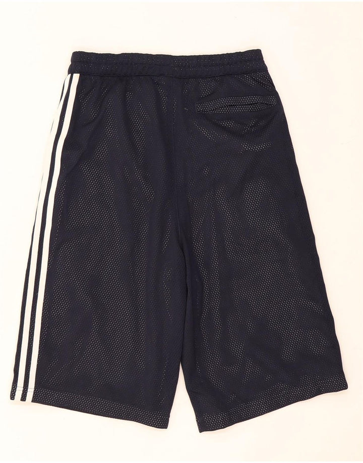 Męskie spodenki sportowe Adidas, małe, granatowe, poliestrowe