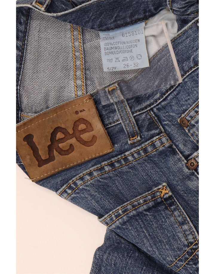 Damskie jeansy Lee Straight W26 L32 Niebieskie bawełniane