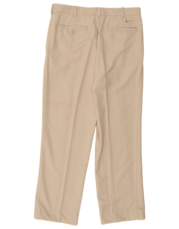 Męskie spodnie chino Nike Dri Fit Straight W32 L32 Beżowy poliester