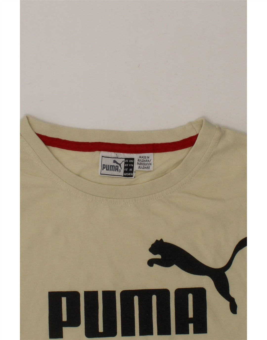 PUMA Boys Graphic Vest Top 15-16 Years Off White Vintage Puma and Second-Hand Puma from Messina Hembry 