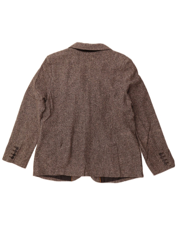 EDDIE BAUER Damska marynarka zapinana na 2 guziki US 18 2XL Szara wełna