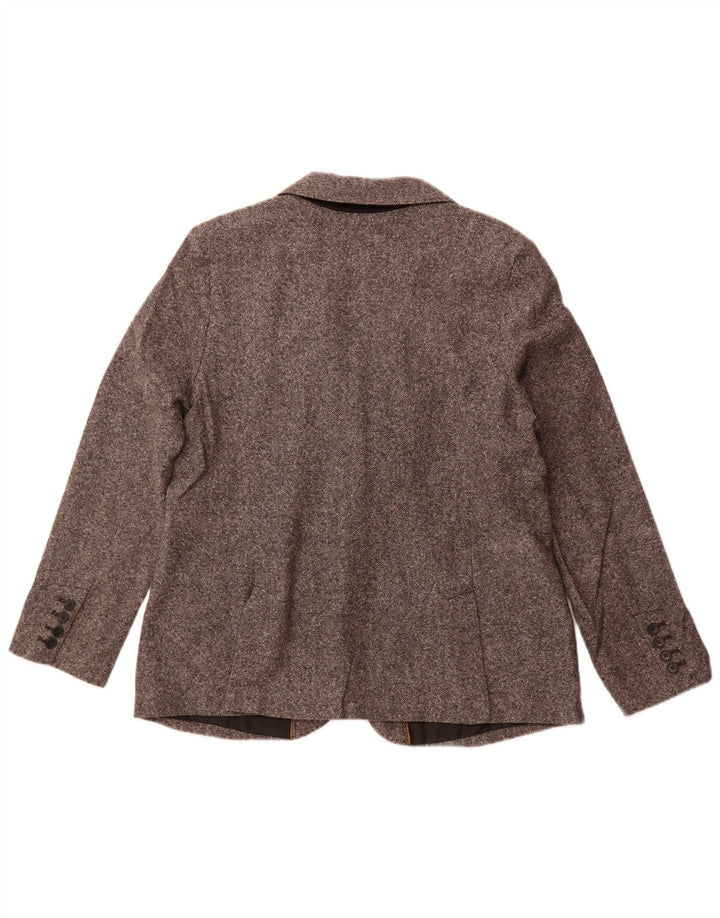 EDDIE BAUER Damska marynarka zapinana na 2 guziki US 18 2XL Szara wełna