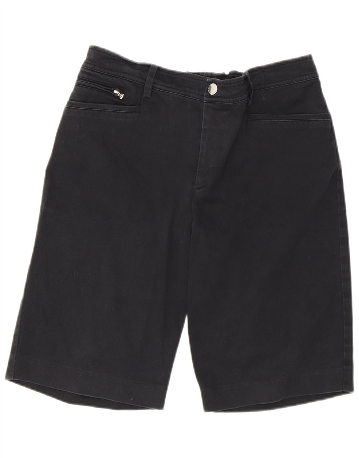 Damskie bermudy Ralph Lauren US 8 Medium W30, czarna bawełna