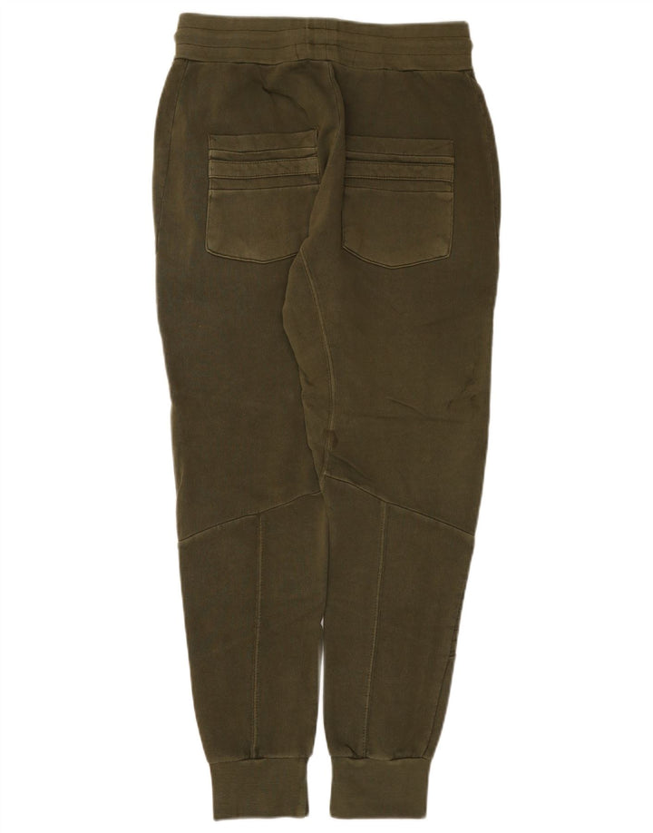 Męskie spodnie dresowe Zara Joggers, średnia bawełna khaki