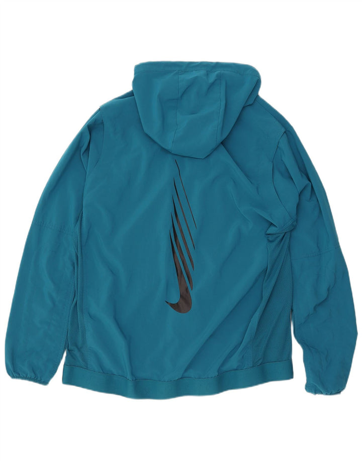 Męska bluza dresowa NIKE Dri Fit Graphic Standard Fit, kolor średni niebieski