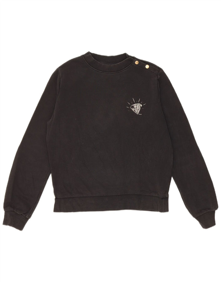 Damska bluza oversize Fila UK 6 XS, czarna bawełna