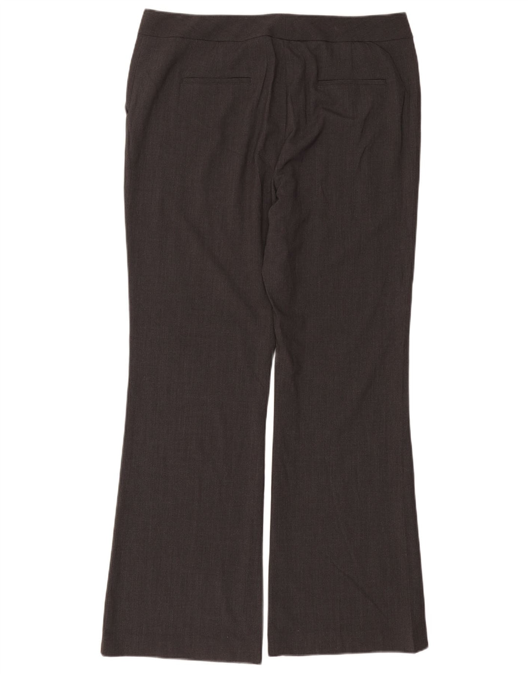 Damskie spodnie garniturowe Calvin Klein Bootcut US 16 XL W38 L32 Szary poliester