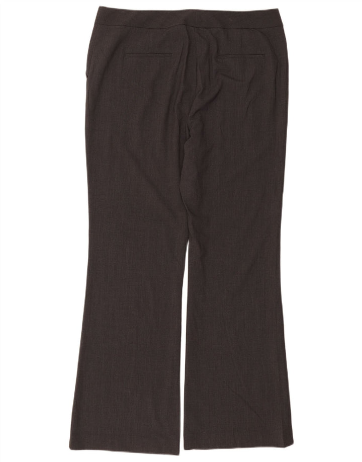 Damskie spodnie garniturowe Calvin Klein Bootcut US 16 XL W38 L32 Szary poliester