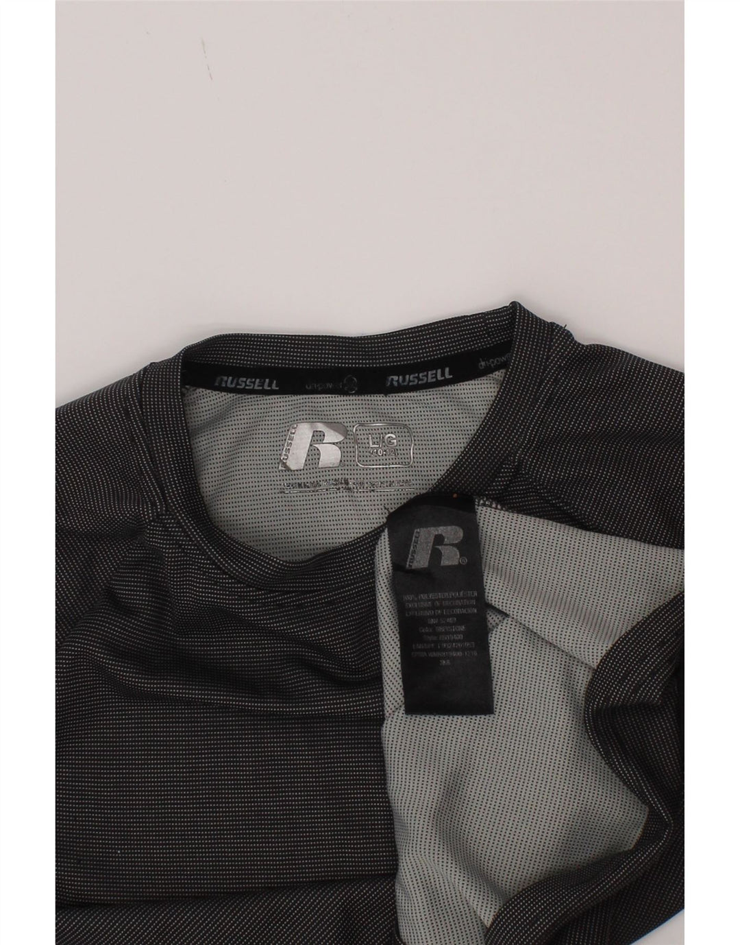T-shirt chłopięcy Russell Athletic Top na 10-11 lat, duży, szary, poliester