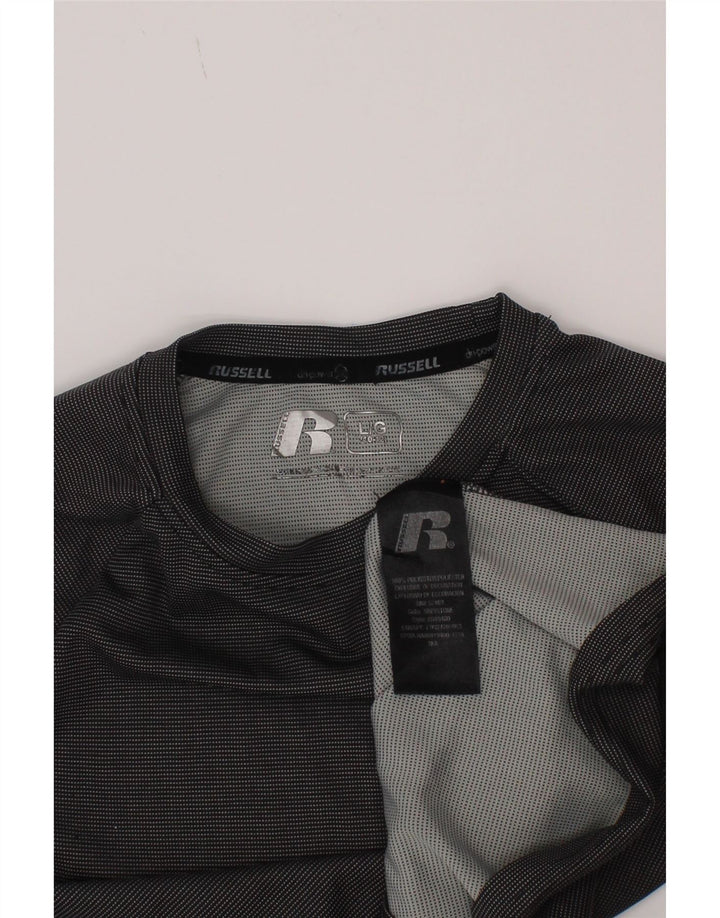 T-shirt chłopięcy Russell Athletic Top na 10-11 lat, duży, szary, poliester