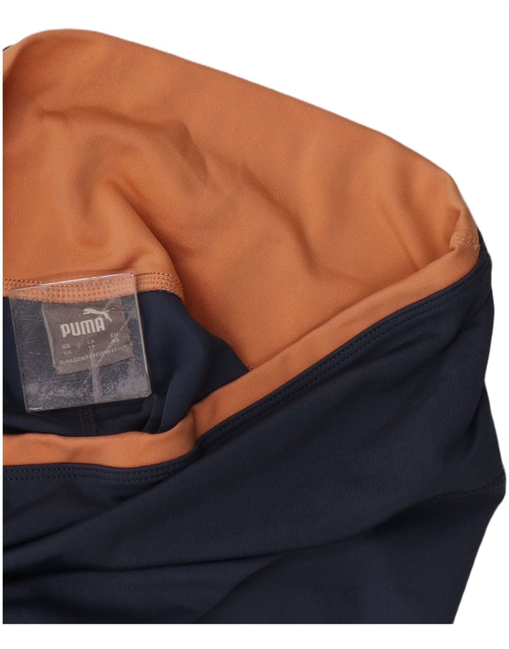 Damskie legginsy z grafiką PUMA UK 4 XS granatowe