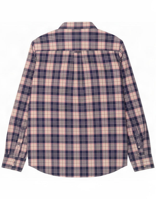 Crew Clothing Mens Classic Fit Flannel Shirt Large Blue Check