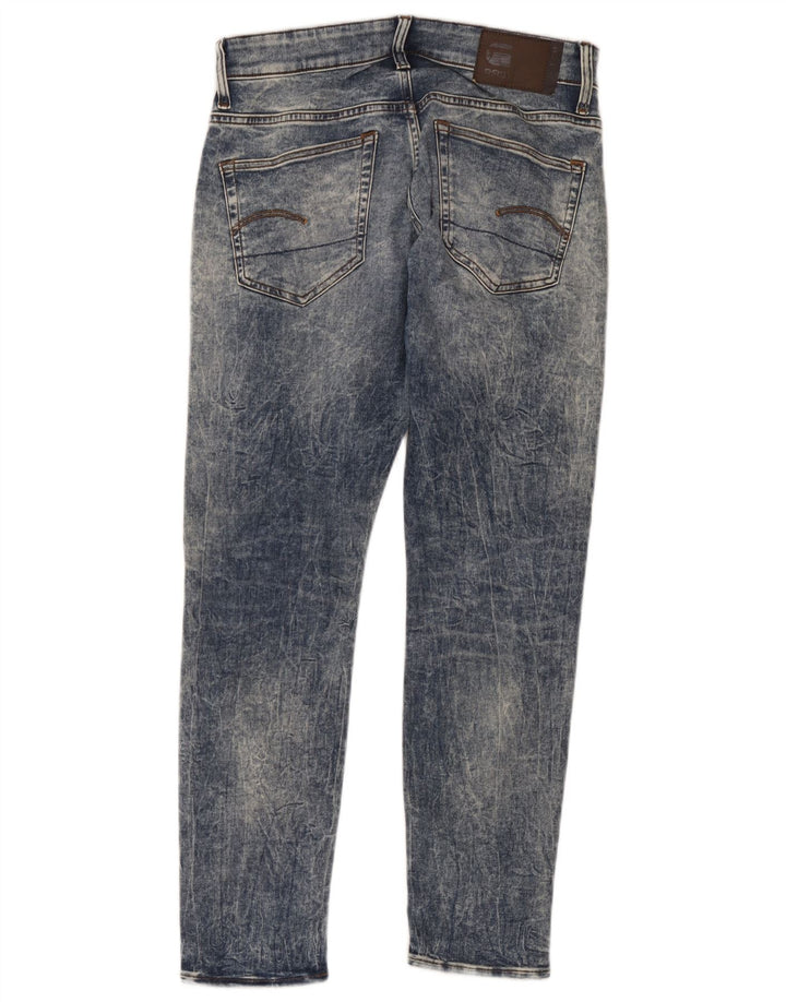 Męskie jeansy slim G-Star W30 L30 Niebieskie bawełniane