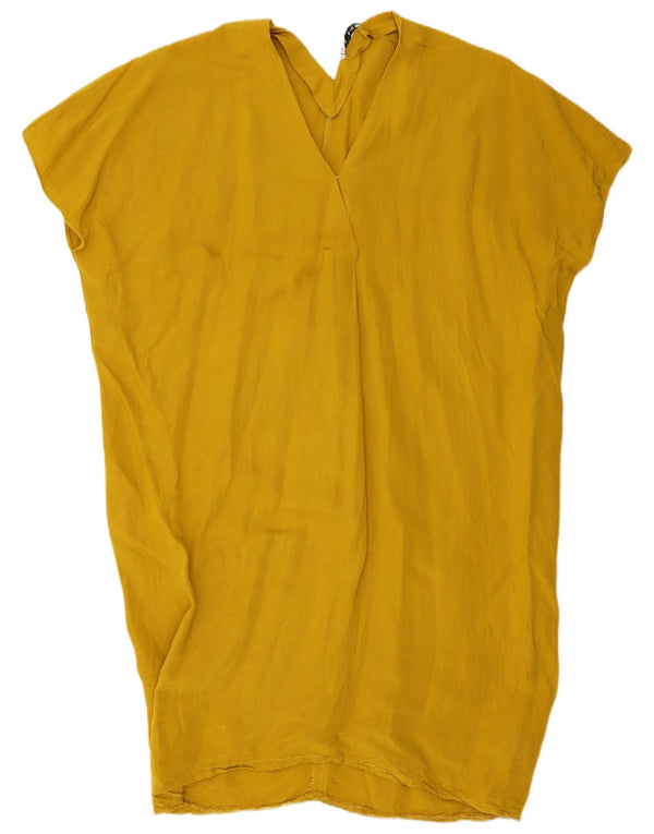 Damska sukienka oversize Zara UK 18 XL w kolorze żółtym