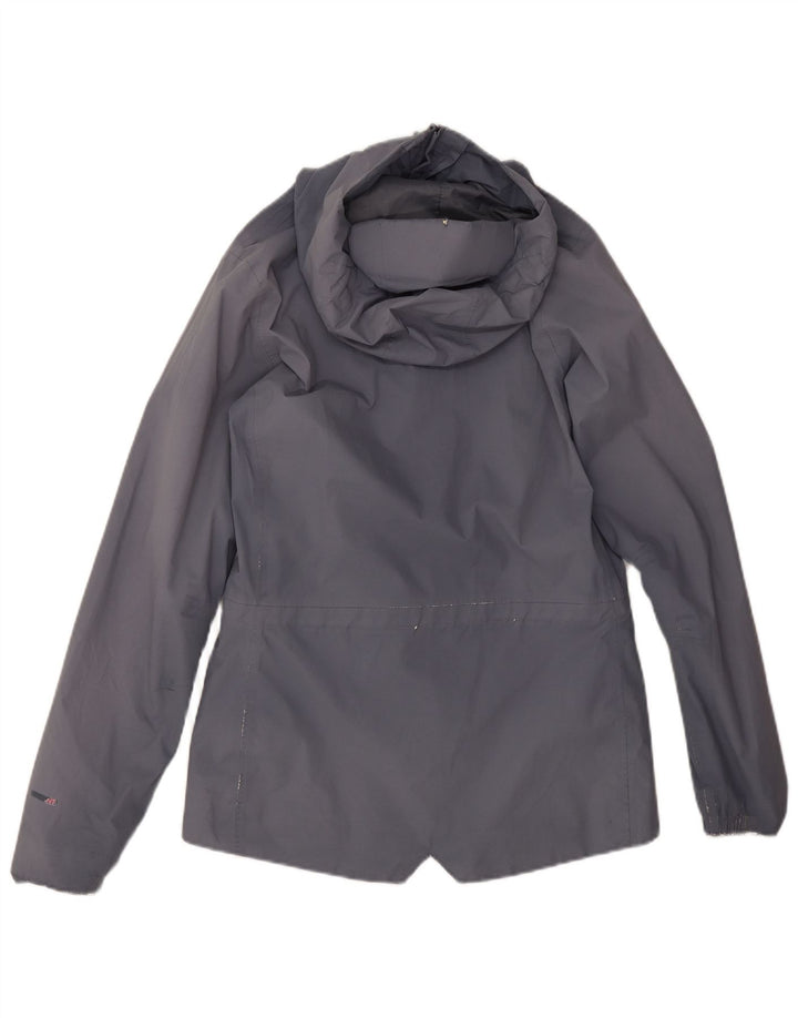 Damska kurtka przeciwdeszczowa z kapturem The North Face UK 6 XS, szary poliester
