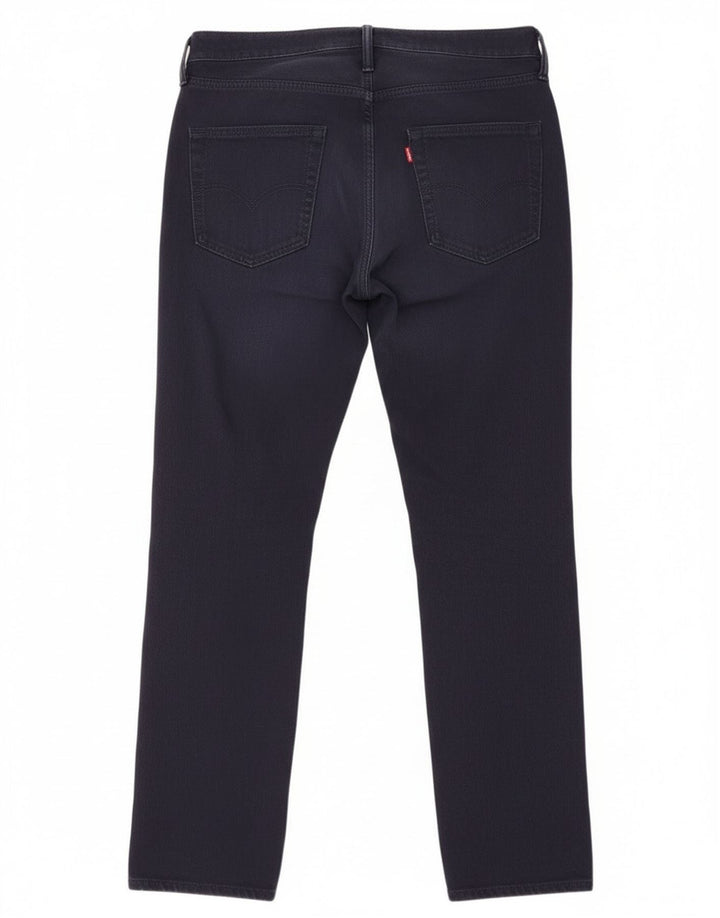 Damskie jeansy Levi's Slim W32 L31 Granatowa bawełna