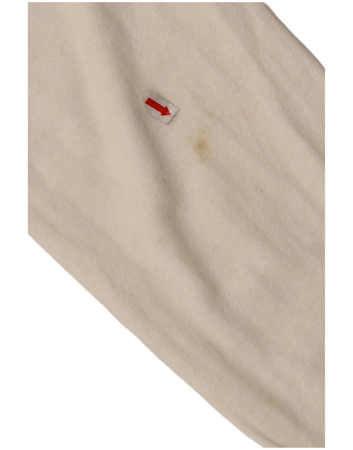 US POLO ASSN. Męski sweter z grafiką USA 2XL, biała bawełna