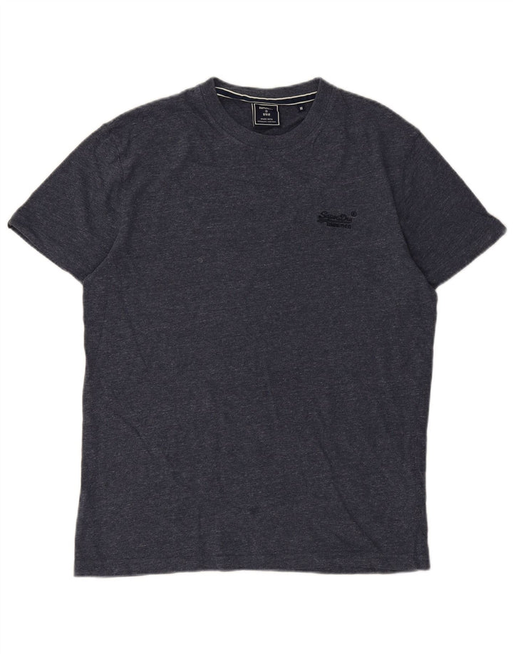 T-shirt męski Superdry, średni, granatowy, bawełniany