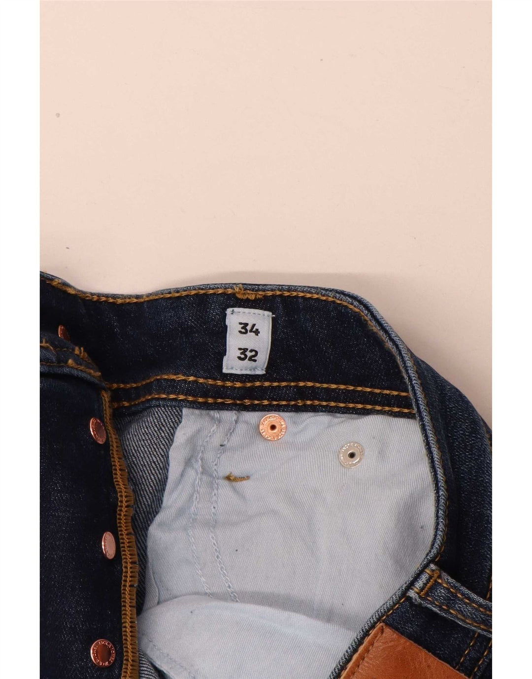Męskie jeansy typu slim Jack & Jones W34 L32 Niebieskie bawełniane