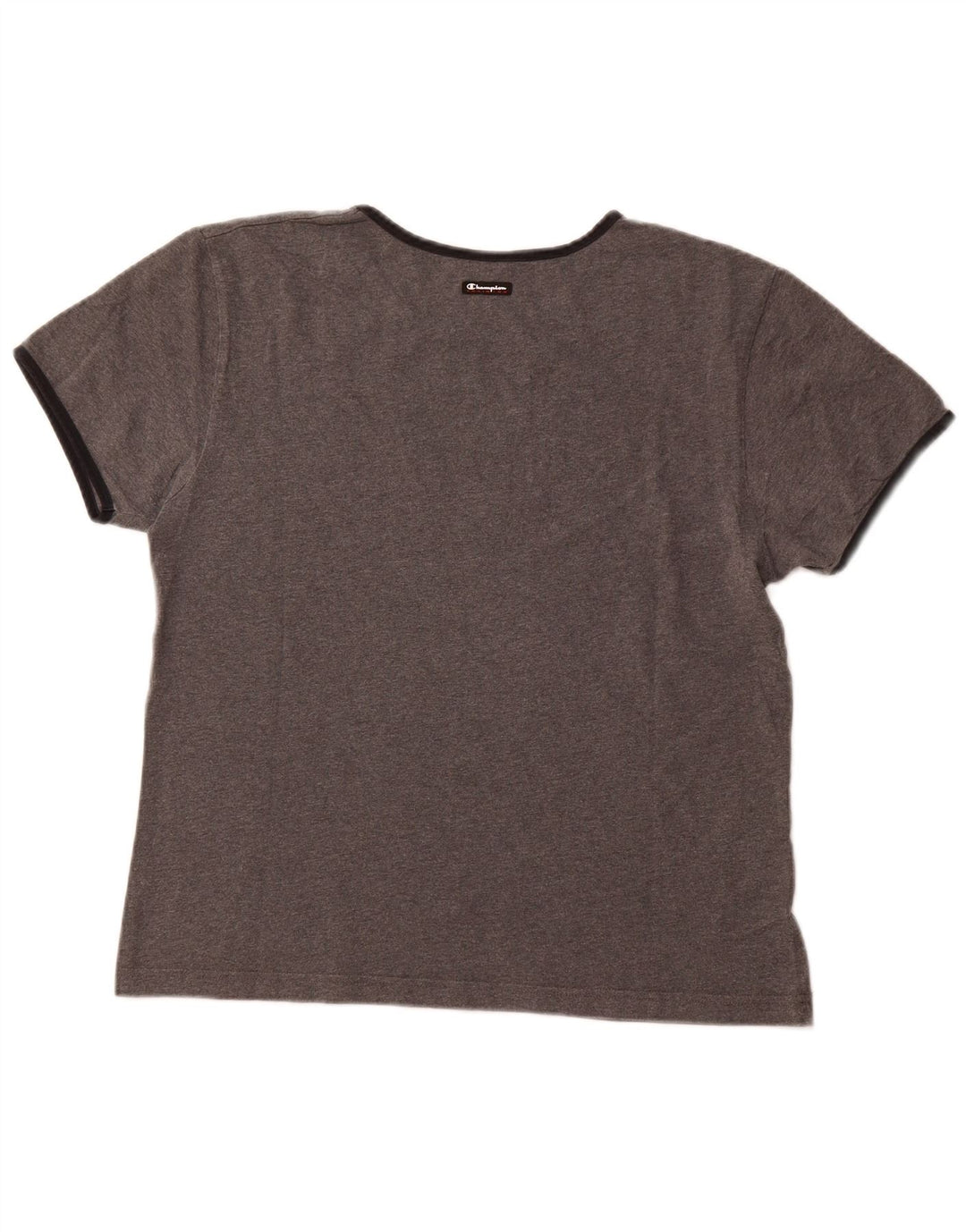 Damska koszulka z grafiką CHAMPION Top UK 18 XL, szara bawełna