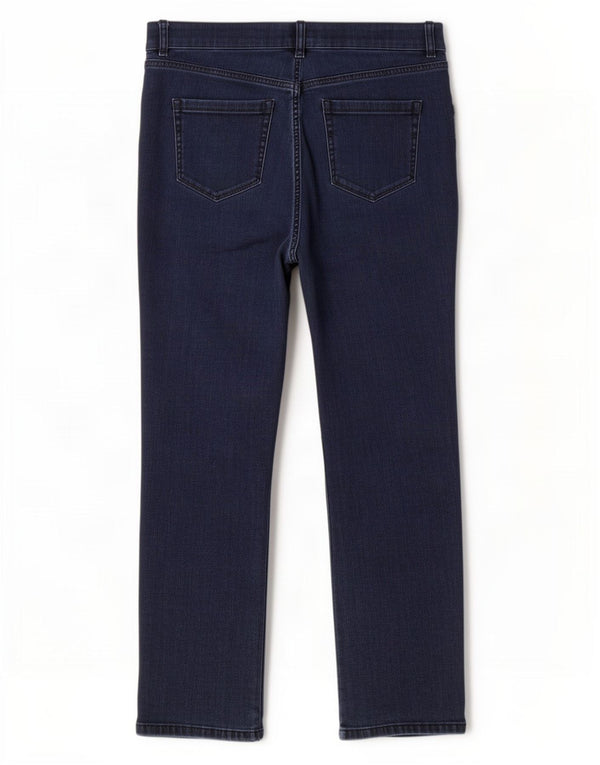 Marks & Spencer Womens Straight Jeans UK 16 Large W34 L29 Navy Blue