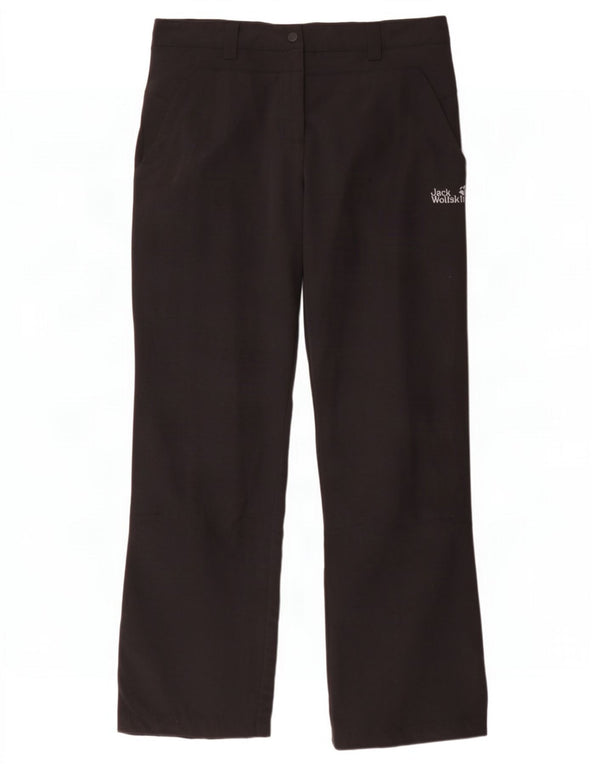 Damskie spodnie wiatrówkowe Jack Wolfskin UK 12/14 Medium W32 L30 Czarne