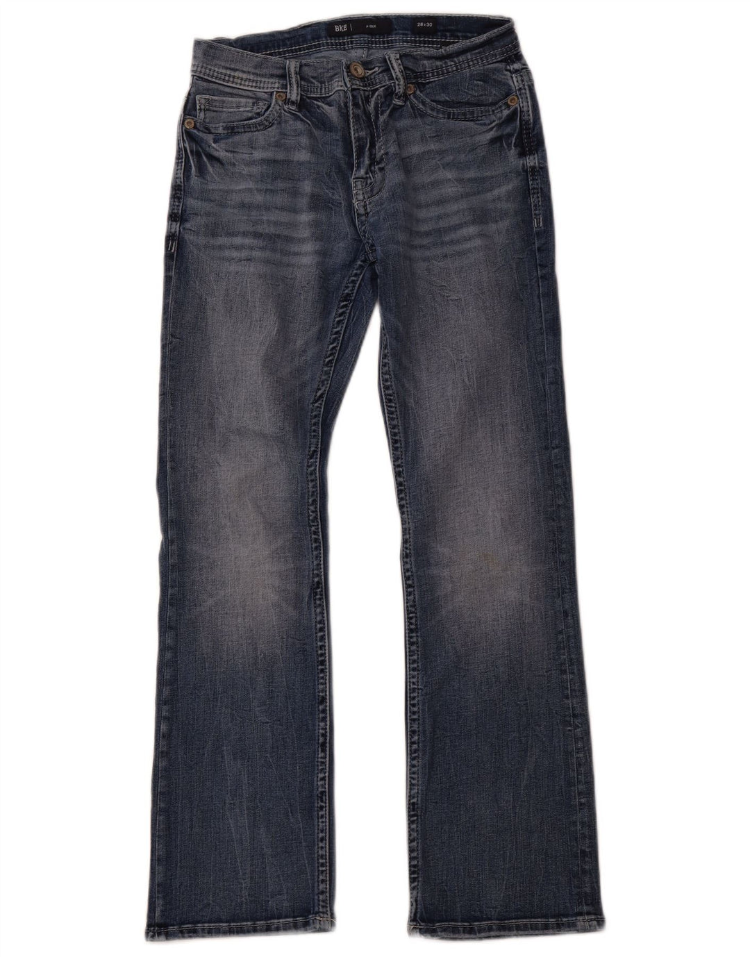 Damskie jeansy BKE Aiden Bootcut W28 L30 Granatowa bawełna
