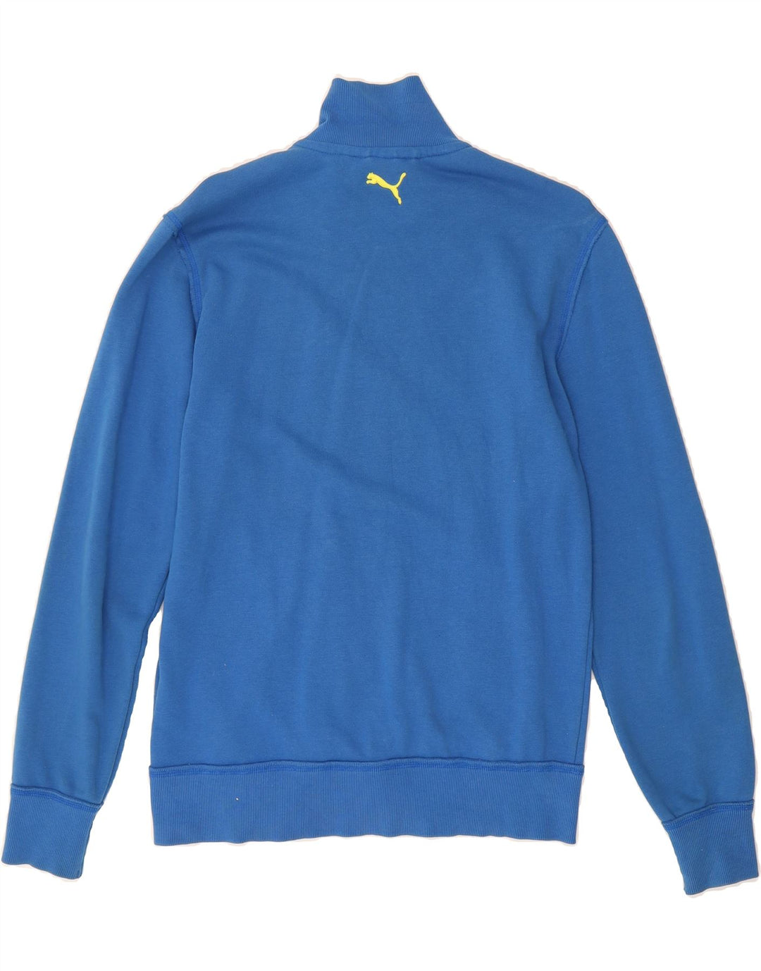 PUMA Mens Graphic Tracksuit Top Jacket Small Blue Vintage Puma and Second-Hand Puma from Messina Hembry 