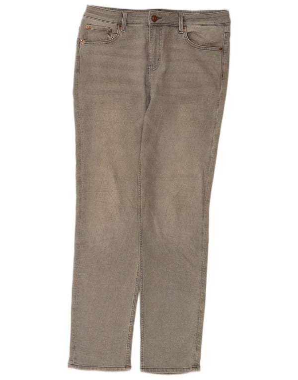Marks & Spencer Damskie The Sienna Straight Jeans UK 14 Large W34 L31 Szary